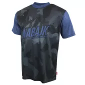 Nabajk Kubba men jersey short sleeve black camo/dark blue S
