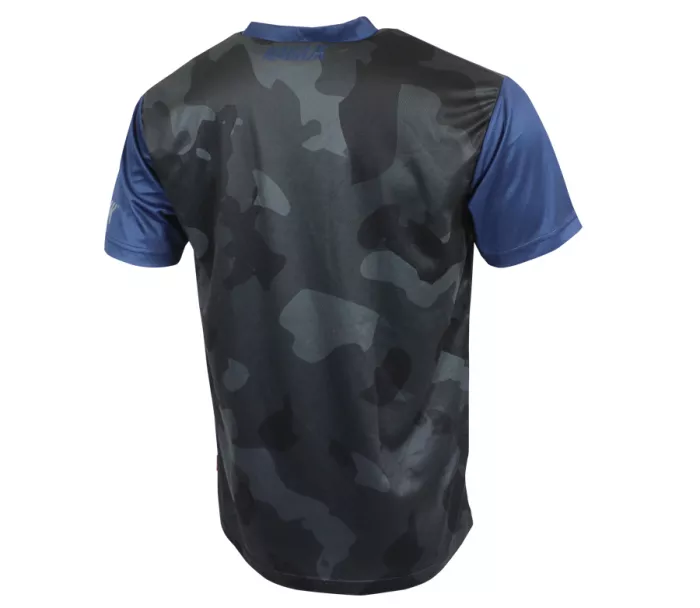 Nabajk Kubba men jersey short sleeve black camo/dark blue S