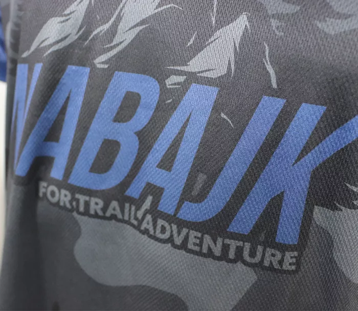 Nabajk Kubba men jersey short sleeve black camo/dark blue S