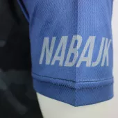 Nabajk Kubba men jersey short sleeve black camo/dark blue S