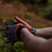 Pánske rukavice Nabajk Kubba bronze