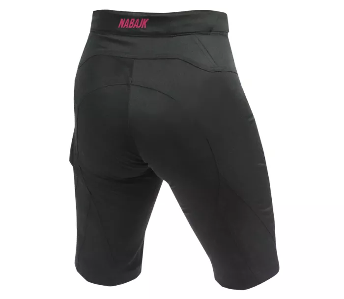 Nabajk Trautenberk youth girls shorts black/pink 9Y-10Y