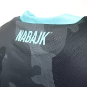 Dámsky dres Nabajk Shpindler short sleeve black camo/turquoise