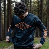 Nabajk Shpindler men jersey long sleeve black camo S