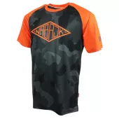 Nabajk Shpindler men jersey short sleeve black camo/orange L