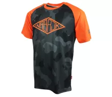 Pánsky dres Nabajk Shpindler short sleeve black camo/orange