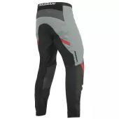 Nohavice na moto Nazran Cavell Dakar silver grey/anthra/black/red