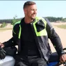 Bunda na moto Nazran Lago dark grey/yellow fluo