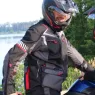 Bunda na motorku Nazran Moritz black/dark grey