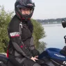Dámska bunda na moto Nazran Moritz W black/dark grey