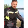 Bunda na moto Nazran Moritz black/dark grey/yellow fluo