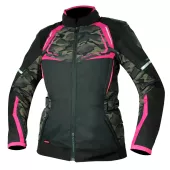 Dámska bunda na moto Nazran Thron Tech-Air black/pink/camo