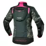 Dámska bunda na moto Nazran Thron Tech-Air black/pink/camo