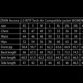 Dámska bunda Nazran Ascona 2.0 black/fluo Tech-air compatible veľ. 2XL