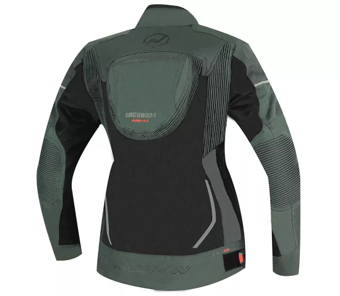 Dámská bunda na moto Nazran California 2.0 black/grey Tech-air compatible vel. XL
