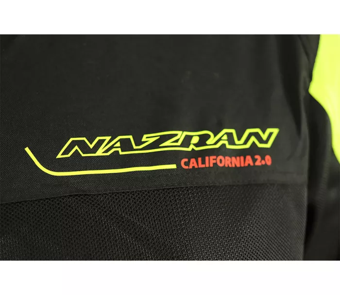 Bunda na moto Nazran California 2.0 black/fluo Tech-air compatible vel. L
