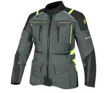 Dámska bunda na moto Nazran Cavell Tech-Air black/grey/fluo