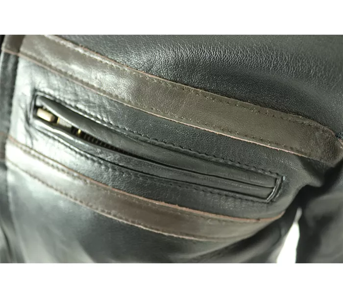 Bunda na moto Nazran Cruiser 2.0 black/brown vel. 4XL