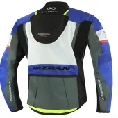 Bunda na moto Nazran Cavell Dakar white/blue/grey Tech-Air® compatible