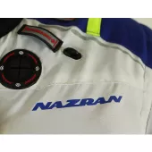 Bunda na moto Nazran Cavell Dakar white/blue/grey Tech-Air® compatible
