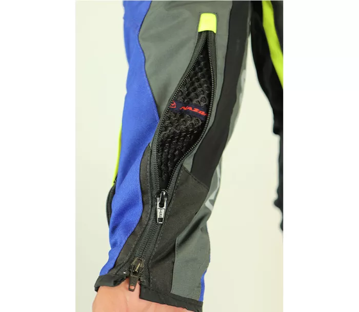 Bunda na moto Nazran Cavell Dakar white/blue/grey Tech-Air® compatible