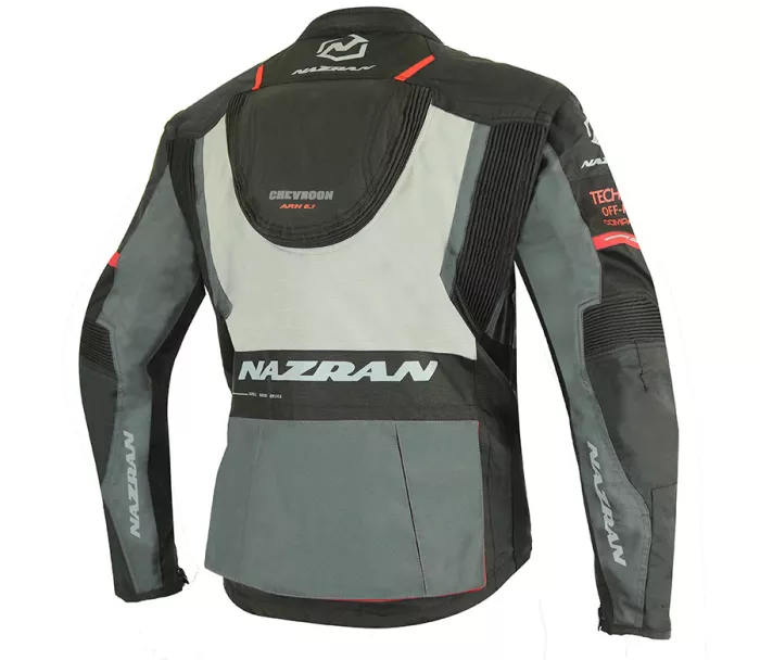 Bunda na moto Nazran Cavell Dakar black/grey Tech-air compatible vel. 3XL