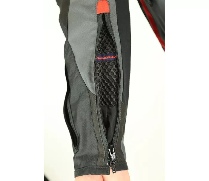 Bunda na moto Nazran Cavell Dakar black/grey Tech-air compatible vel. 3XL