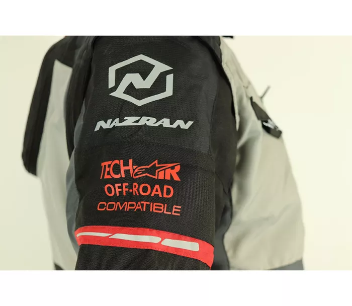 Bunda na moto Nazran Cavell Dakar black/grey Tech-air compatible vel. 3XL