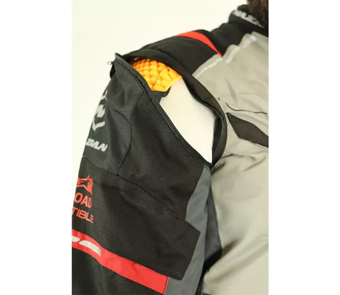 Bunda na moto Nazran Cavell Dakar black/grey Tech-air compatible vel. 3XL