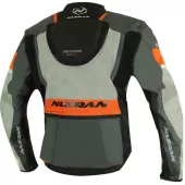 Bunda na moto Nazran Cavell Dakar orange/grey Tech-air compatible veľ. XL