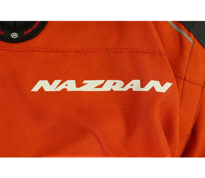 Bunda na moto Nazran Cavell Dakar orange/grey Tech-air compatible veľ. XL