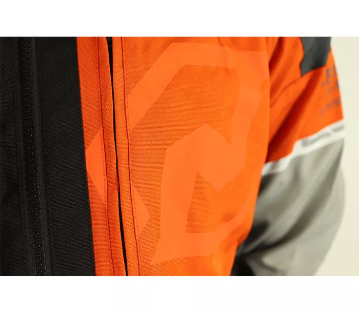 Bunda na moto Nazran Cavell Dakar orange/grey Tech-air compatible veľ. XL