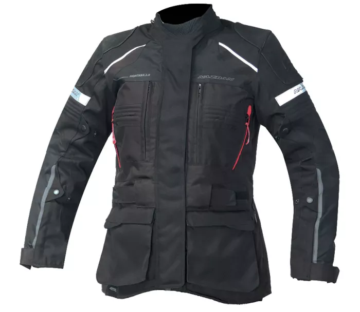 Dámská bunda na moto Nazran Montana 2.0 black/black vel. 2XL