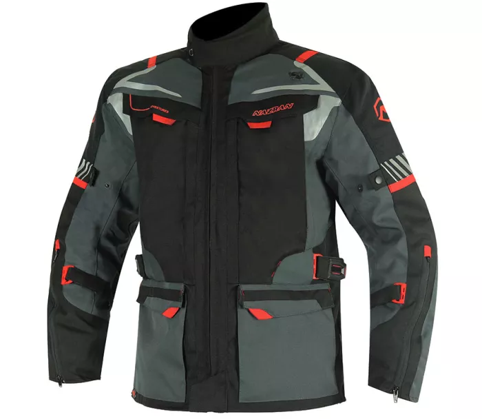 Bunda na moto Nazran Moritz 2.0 black/grey vel. 4XL