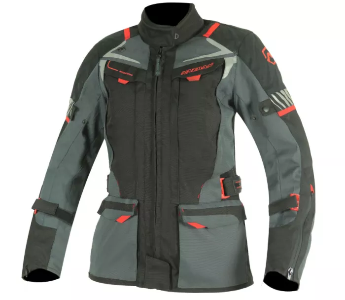 Dámská bunda na moto Nazran Moritz 2.0 black/grey vel. S