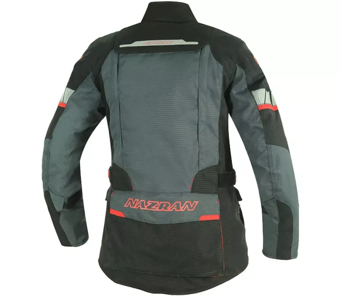 Dámská bunda na moto Nazran Moritz 2.0 black/grey vel. S