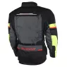 Bunda na moto Nazran Moritz black/dark grey/yellow fluo