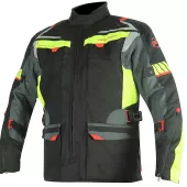 Bunda na moto Nazran Moritz 2.0 black/grey/fluo vel. M