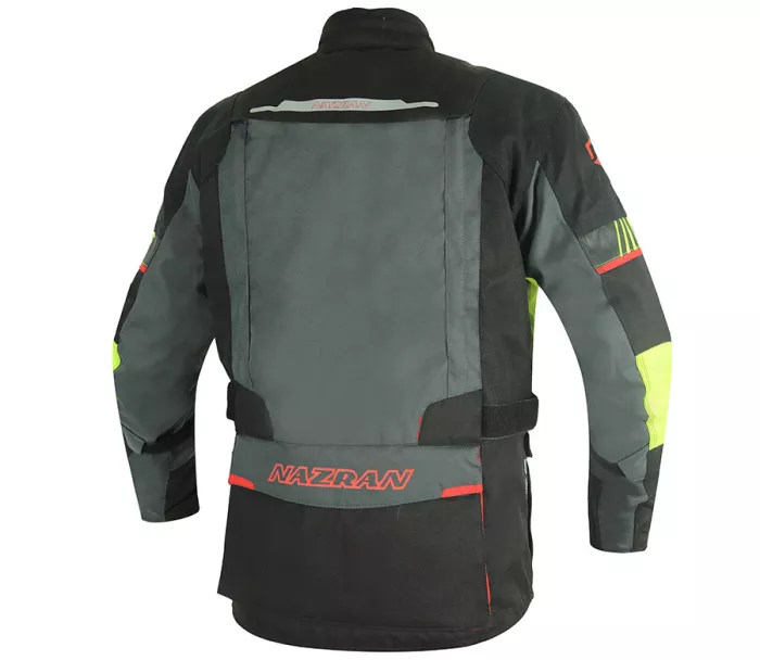 Bunda na moto Nazran Moritz 2.0 black/grey/fluo vel. M