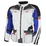 Bunda na motorku Nazran Moritz light grey/blue/black