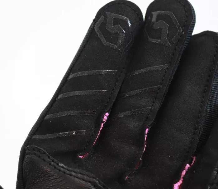 Dámské rukavice na moto Nazran Stunt 2.0 skull white/black/pink vel. M