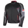 Bunda na moto Nazran Twistr black/dark grey/red