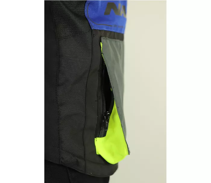 Bunda na moto Nazran Cavell Dakar white/blue/grey Tech-Air® compatible