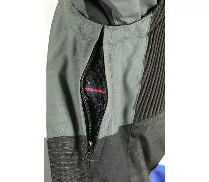 Bunda na moto Nazran Cavell Dakar white/blue/grey Tech-Air® compatible