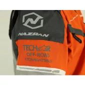 Bunda na moto Nazran Cavell Dakar orange/grey Tech-air compatible veľ. XL