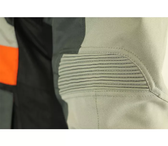Bunda na moto Nazran Cavell Dakar orange/grey Tech-air compatible veľ. XL