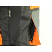 Bunda na moto Nazran Cavell Dakar orange/grey Tech-air compatible veľ. XL