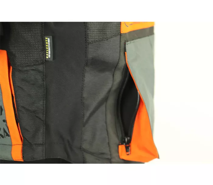 Bunda na moto Nazran Cavell Dakar orange/grey Tech-air compatible veľ. XL
