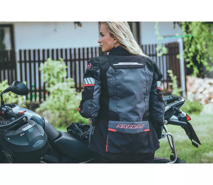 Dámská bunda na moto Nazran Moritz 2.0 black/grey
