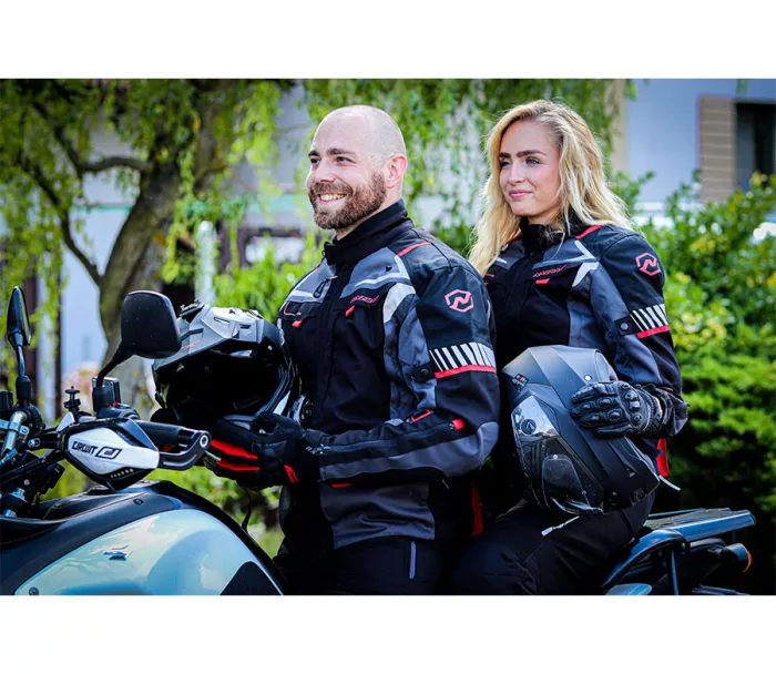 Dámská bunda na moto Nazran Moritz 2.0 black/grey